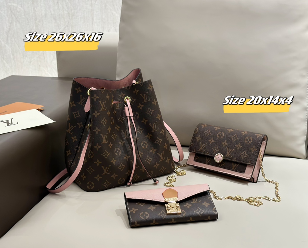 LV bucket three piece combination set