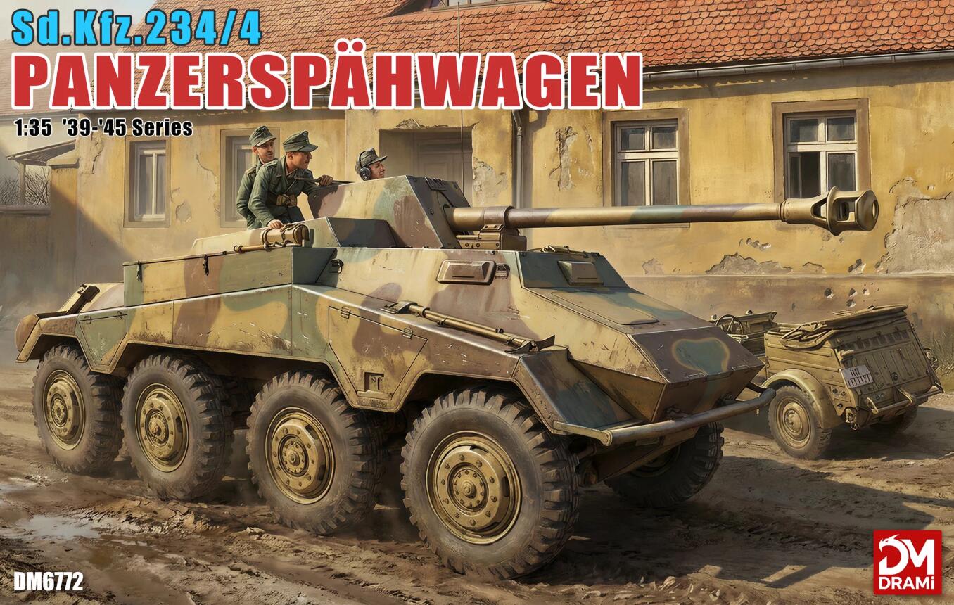DRAMI DM6772 1/35 Sd.Kfz.234/4 Panzerspähwagen
