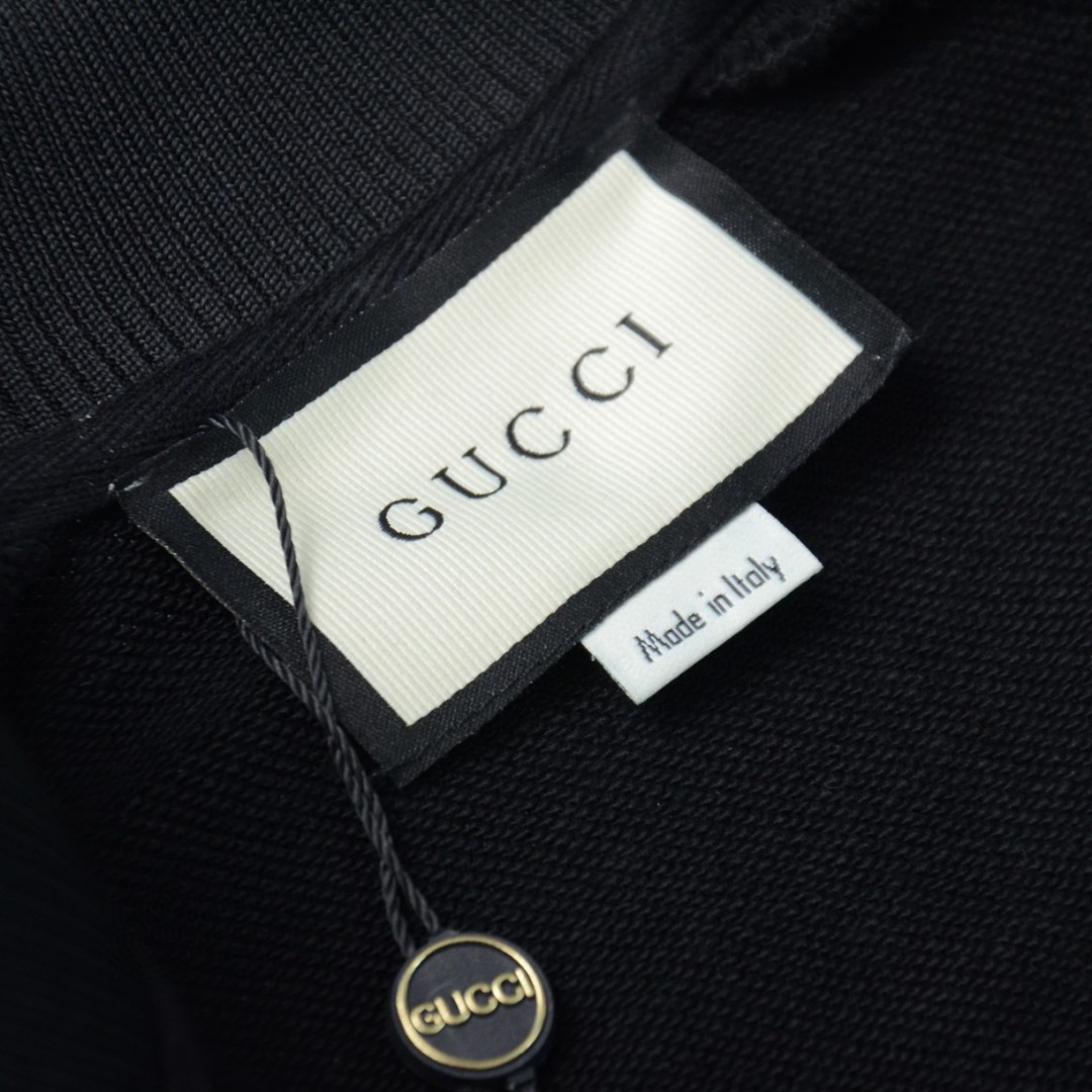 Gucci classic Double GLogo with stand collar coat hoodie