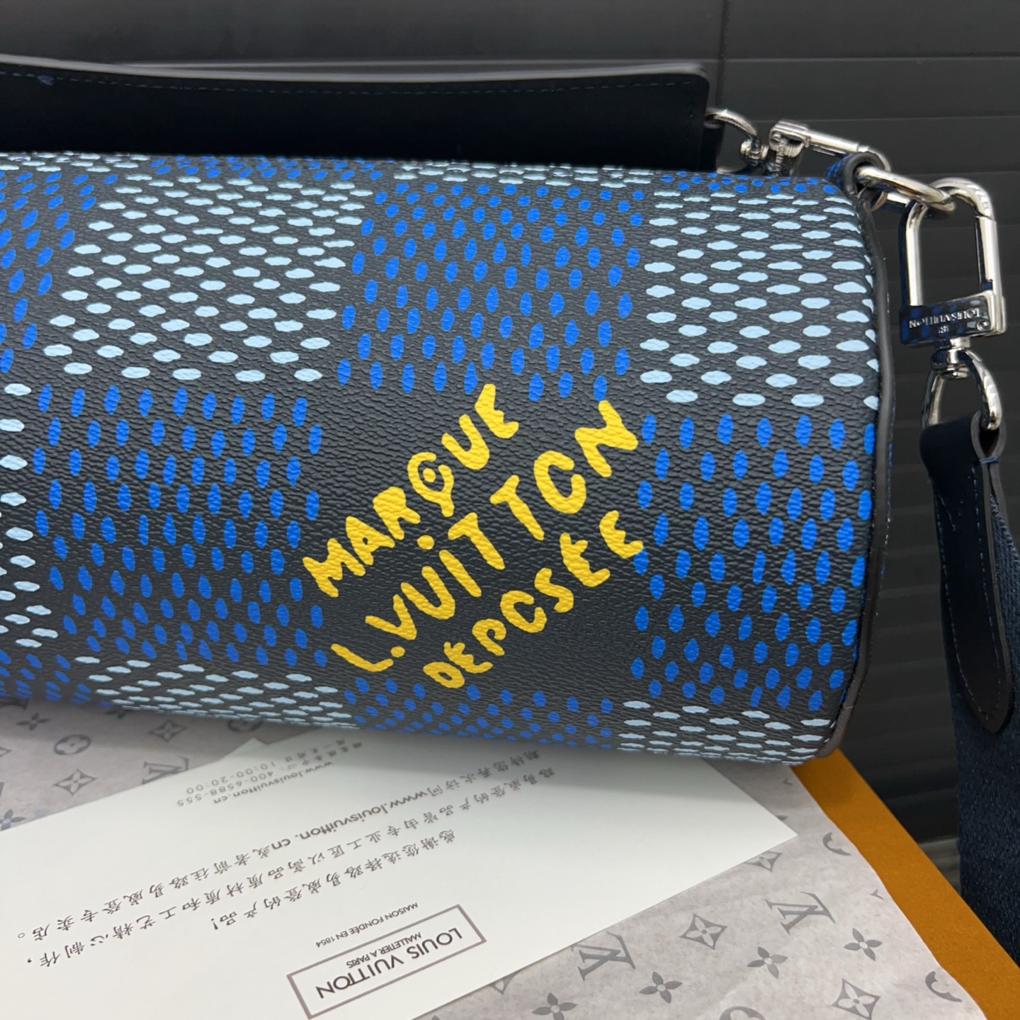 Louis vuitton handbag cylindrical bag