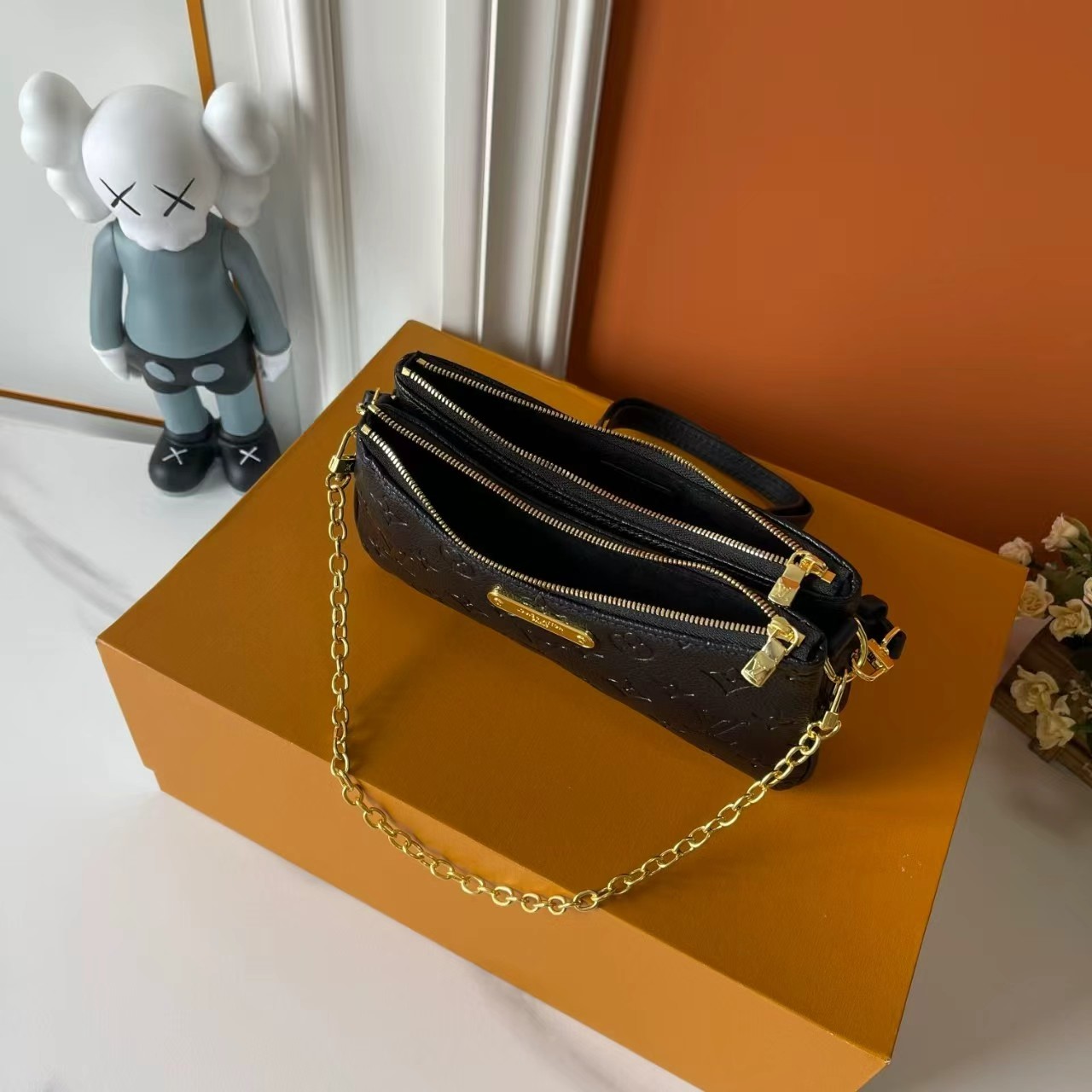 LV Pochette Monogram Denim bag