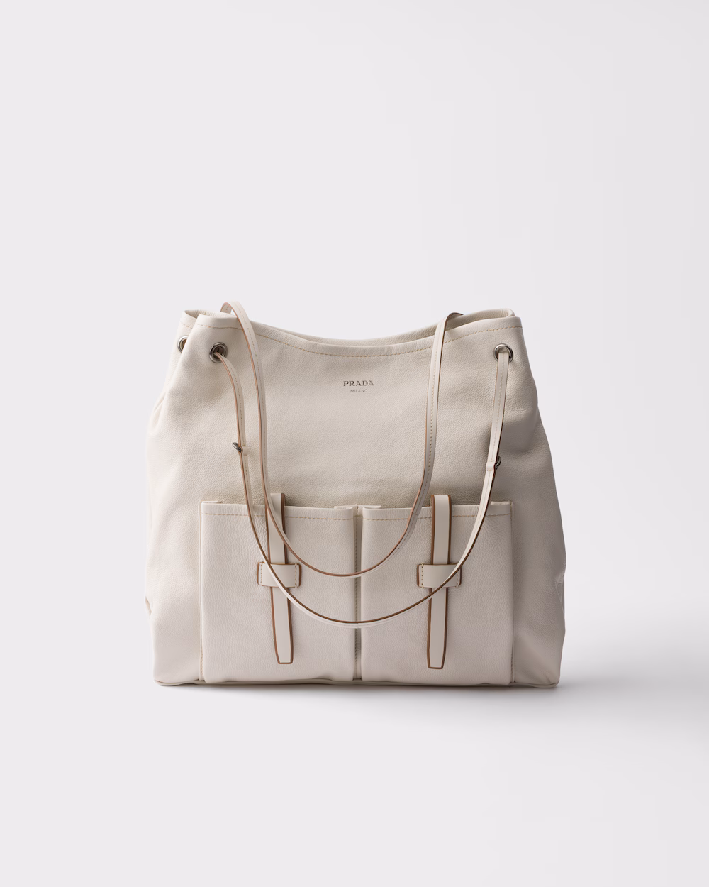 Prada Route Large Leather Handbag