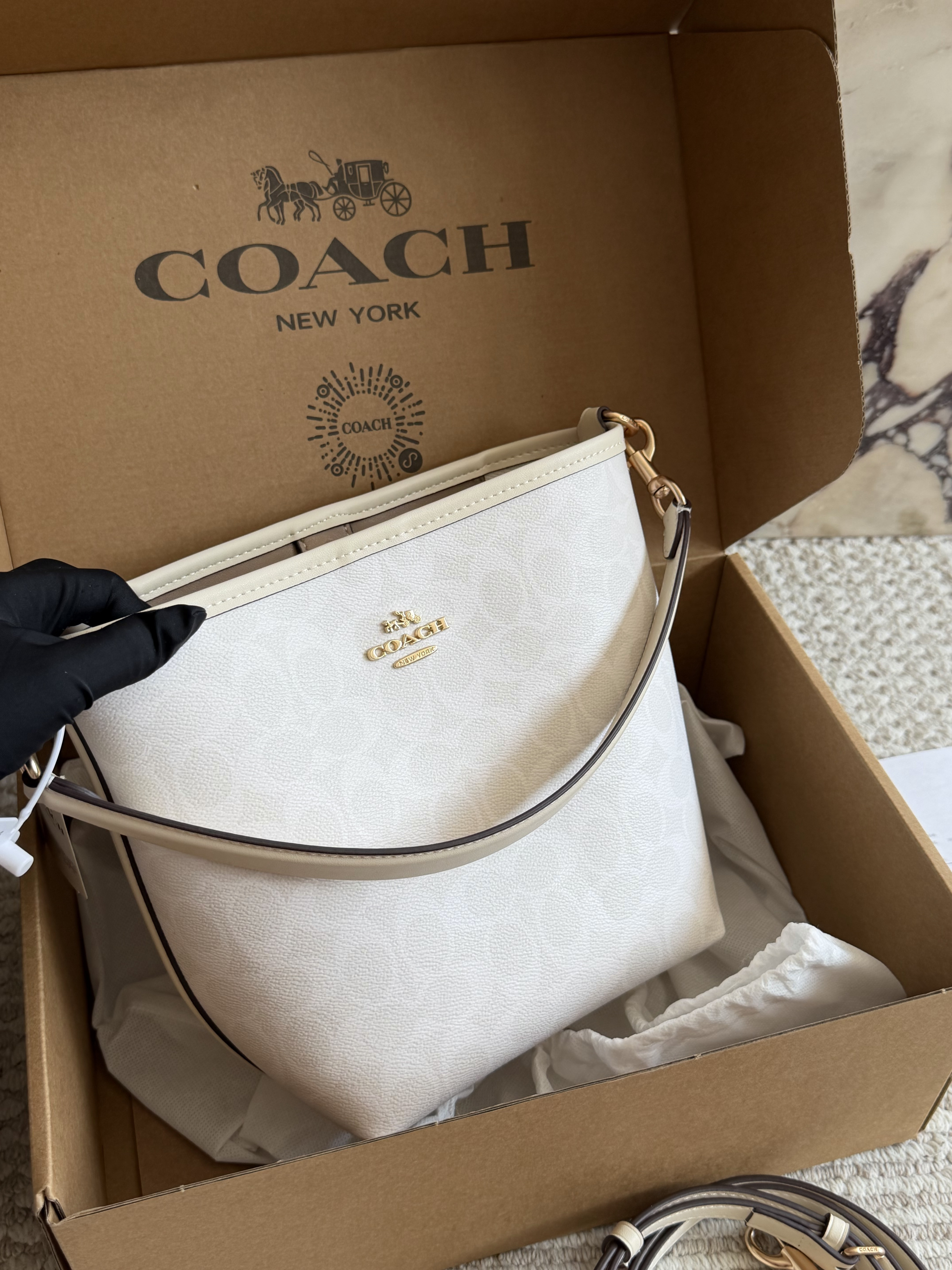 Coach bucket bag