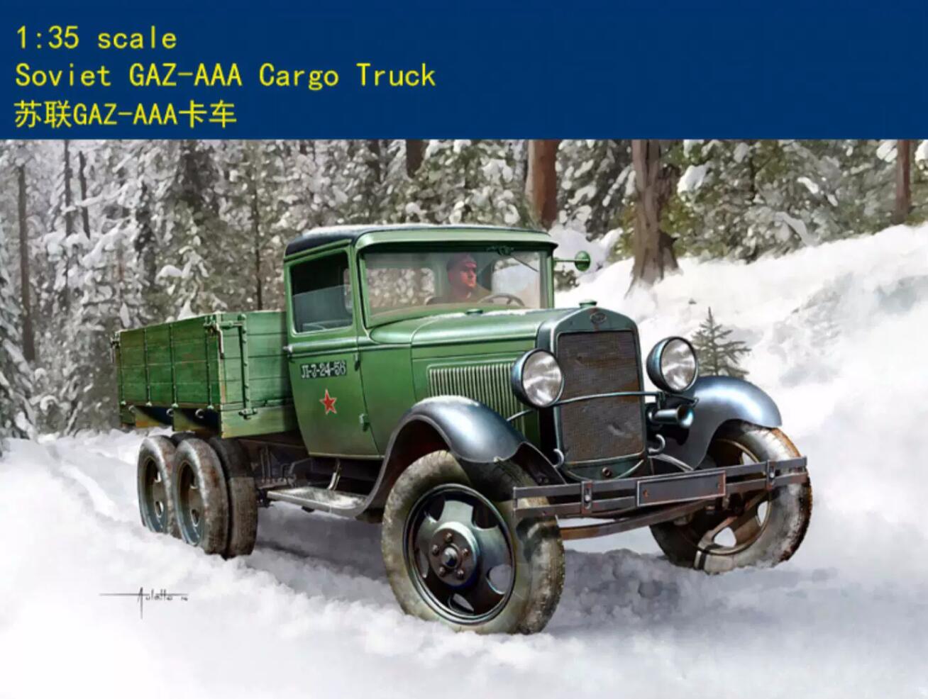 Hobbyboss Model 1/35 83837 Scale Soviet GAZ-AAA Cargo Truck