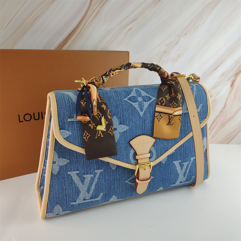 LV Louis Vuitton Denim Nurse Bag