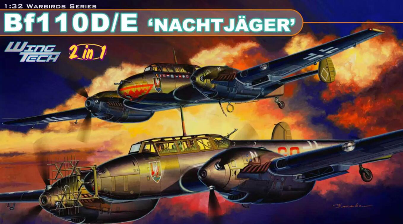 DRAMI DM3210 1/32 Messerschmitt Bf 110D/E