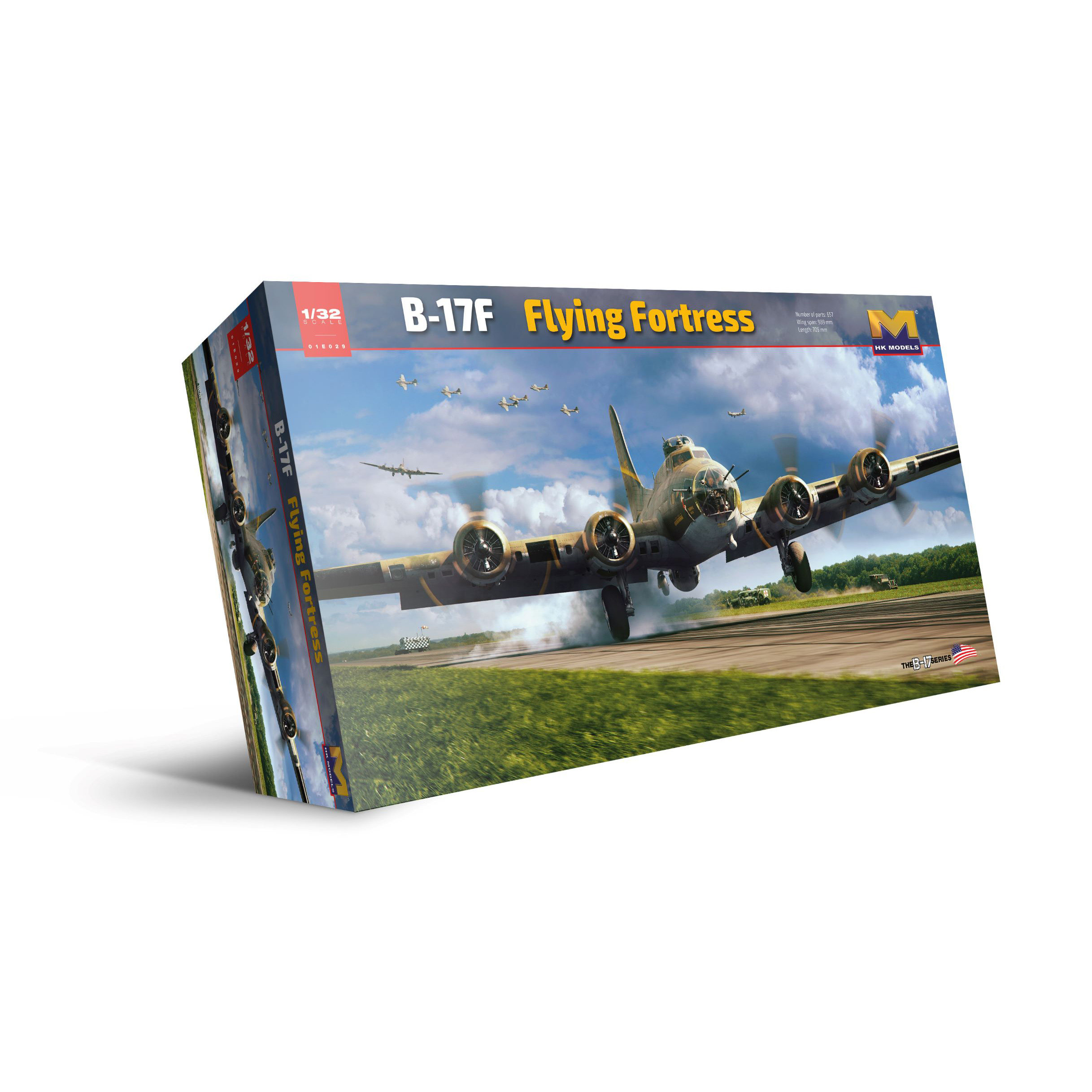 HK Models 1/32 B-17F Flying Fortress Memphis Belle 01E029