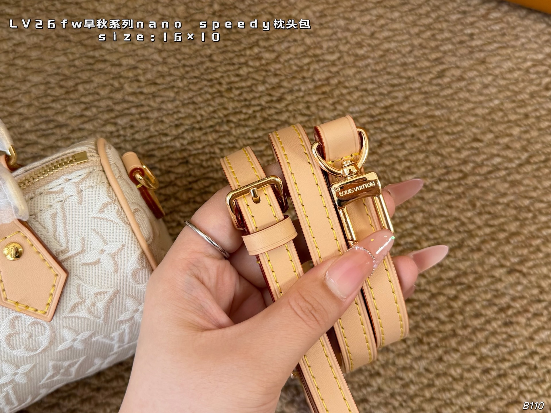 LV Nano Speedy mini Boston bag