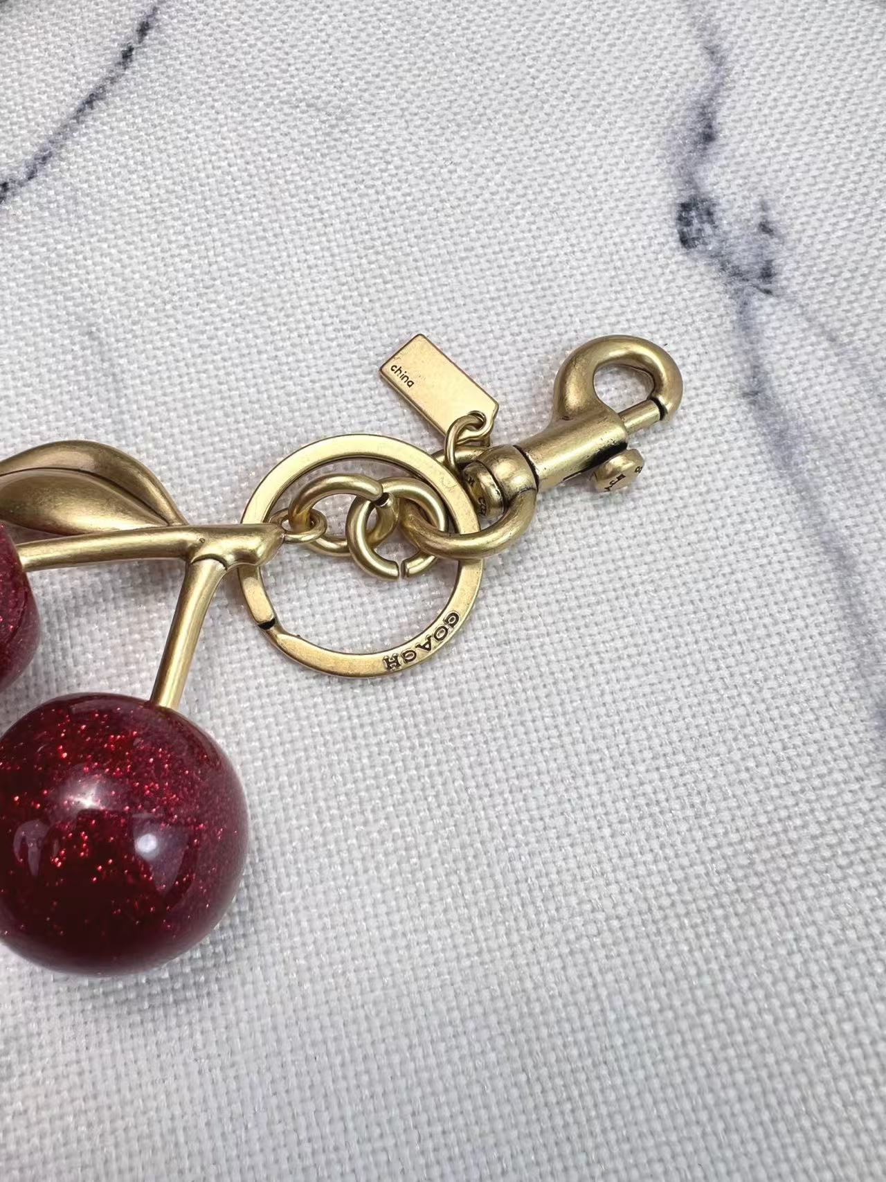 Coach Cherry Bag Charm