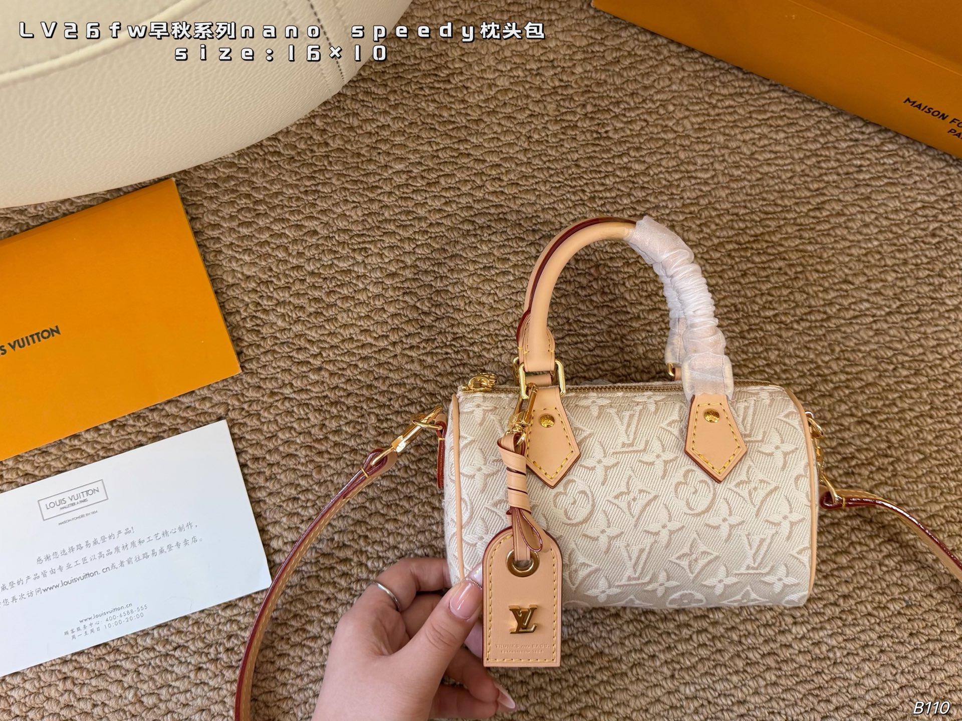 LV Nano Speedy mini Boston bag