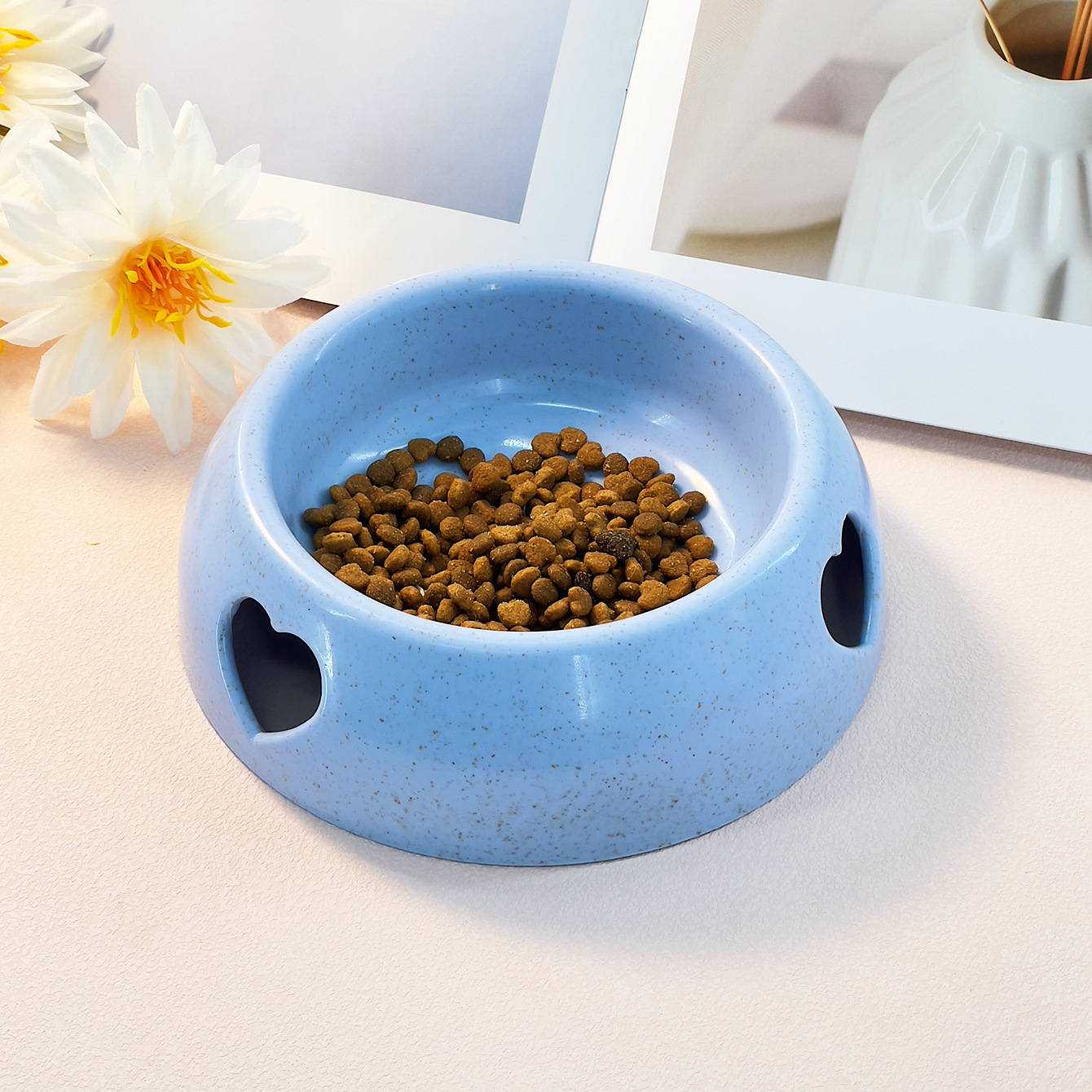 Dog bowl and cat bowl food tray