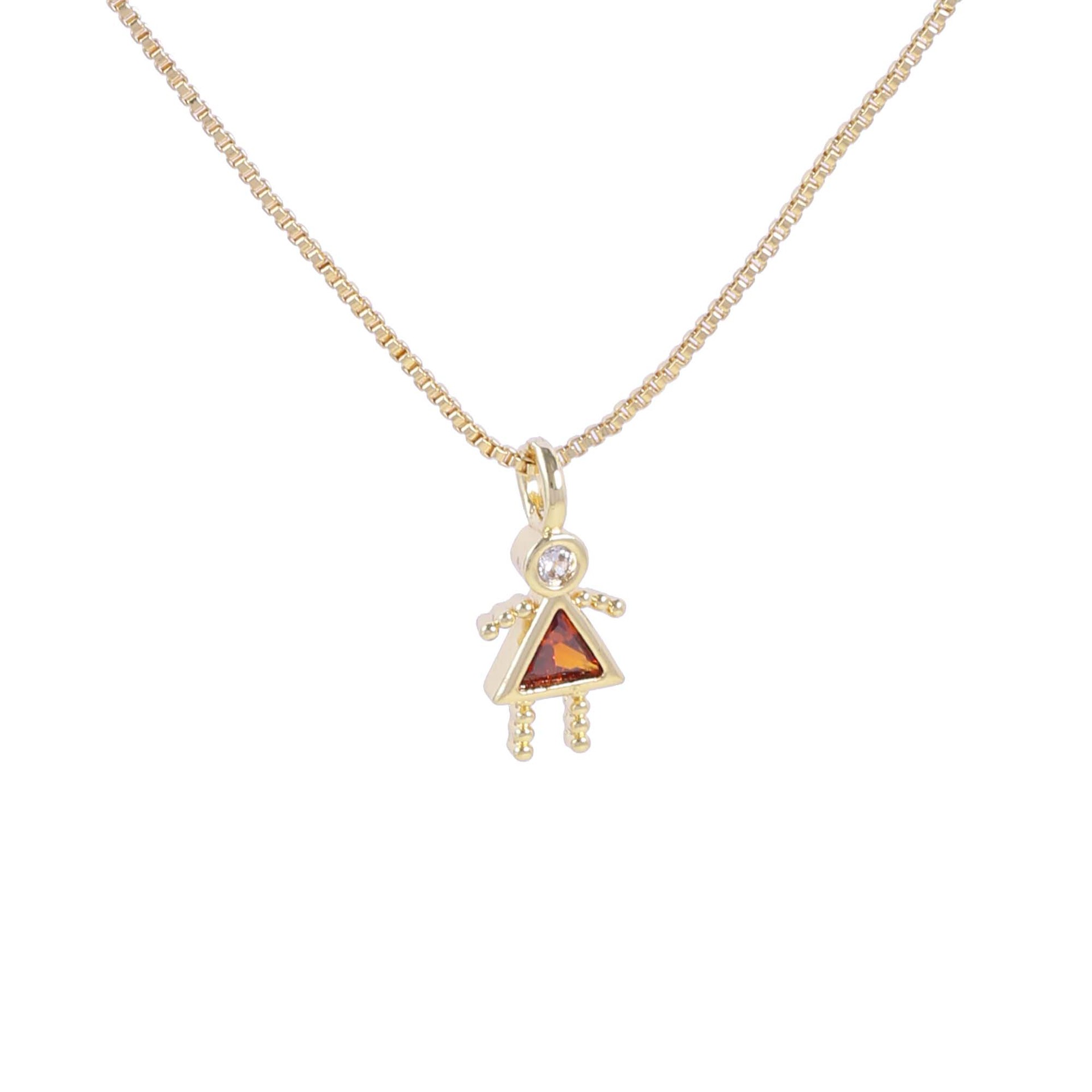 birth stone necklace