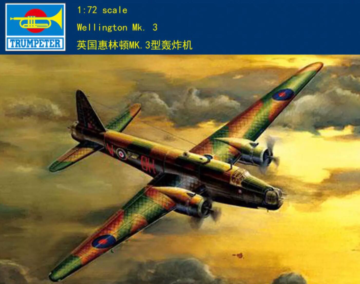 Trumpeter 01627 1/72 Wellington Mk. 3