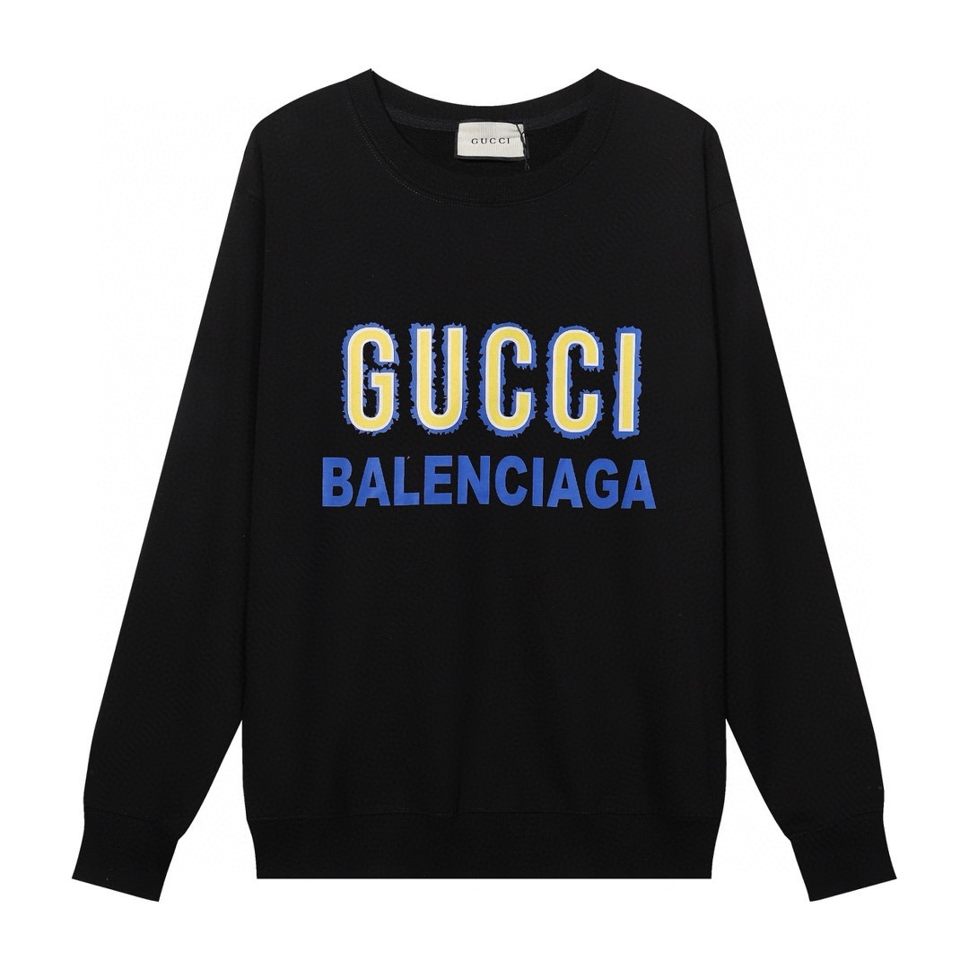 GUCCI printed crew-neck hoodie