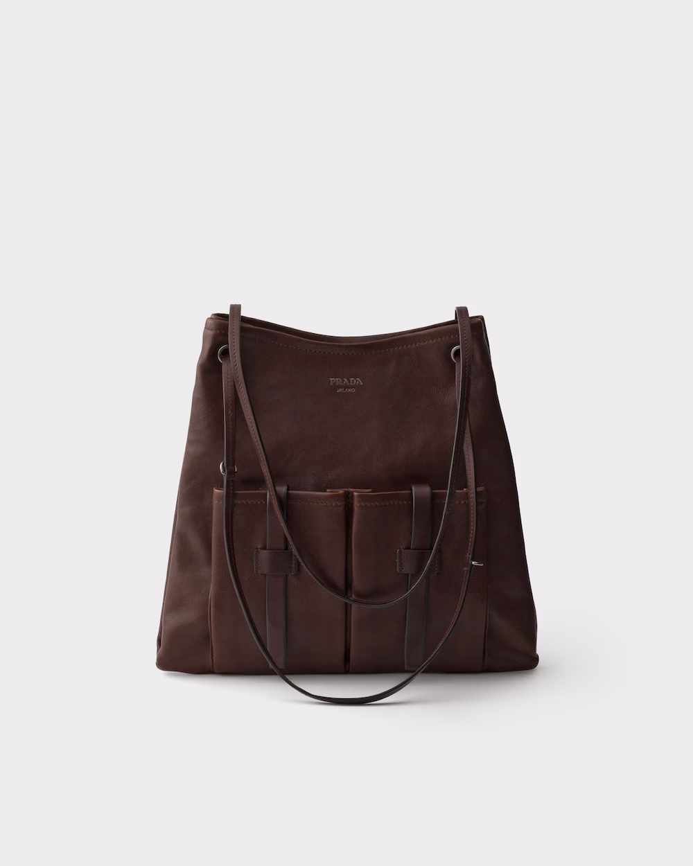 Prada Route Large Leather Handbag