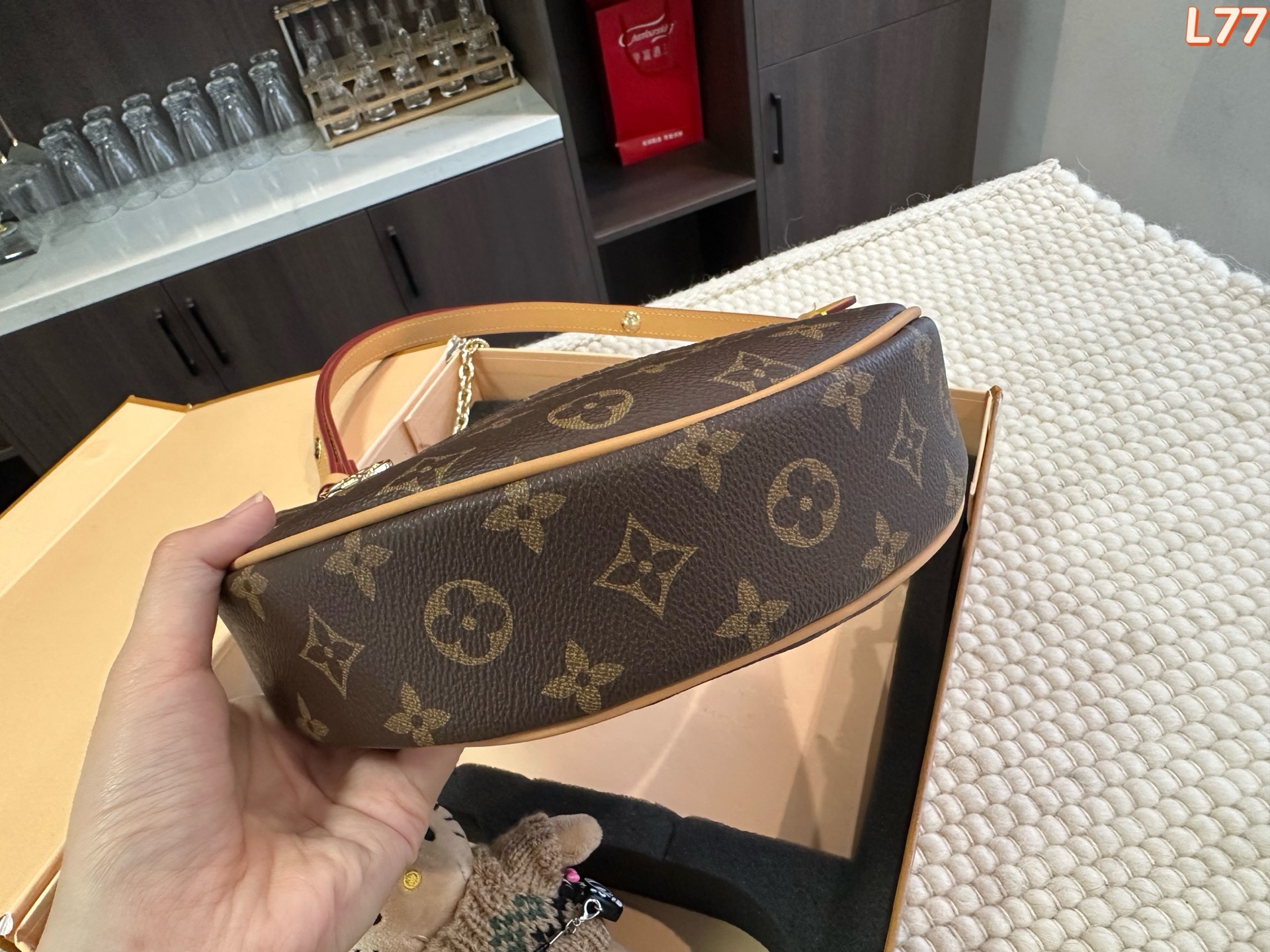 LV underarm bag