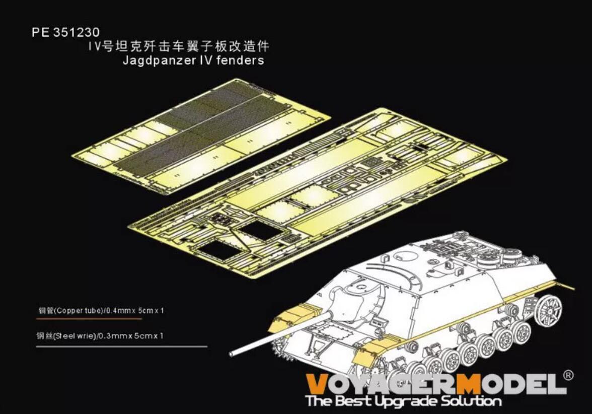 VOYAGER PE351230 1/35 WWII German Jagdpanzer IV fenders