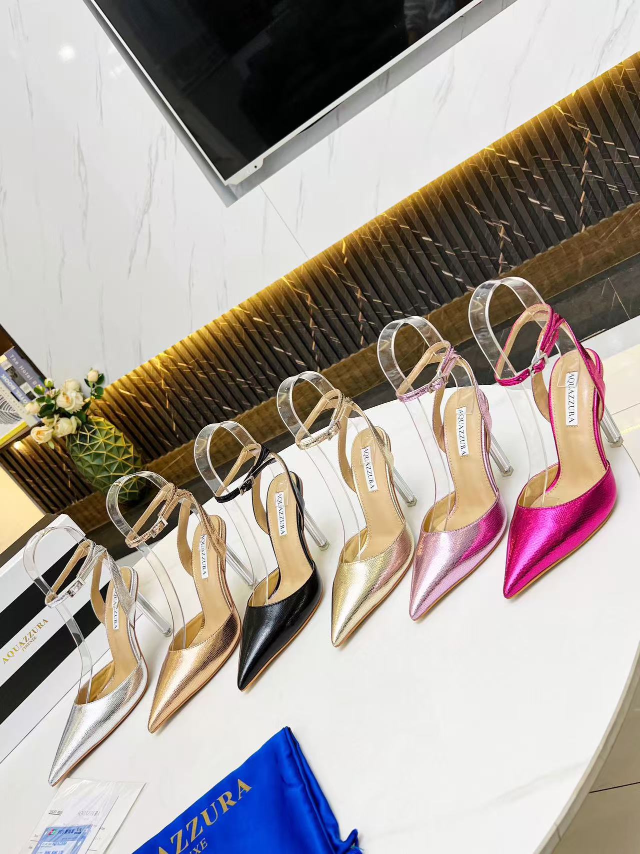 Aquazzura Crystal Heels