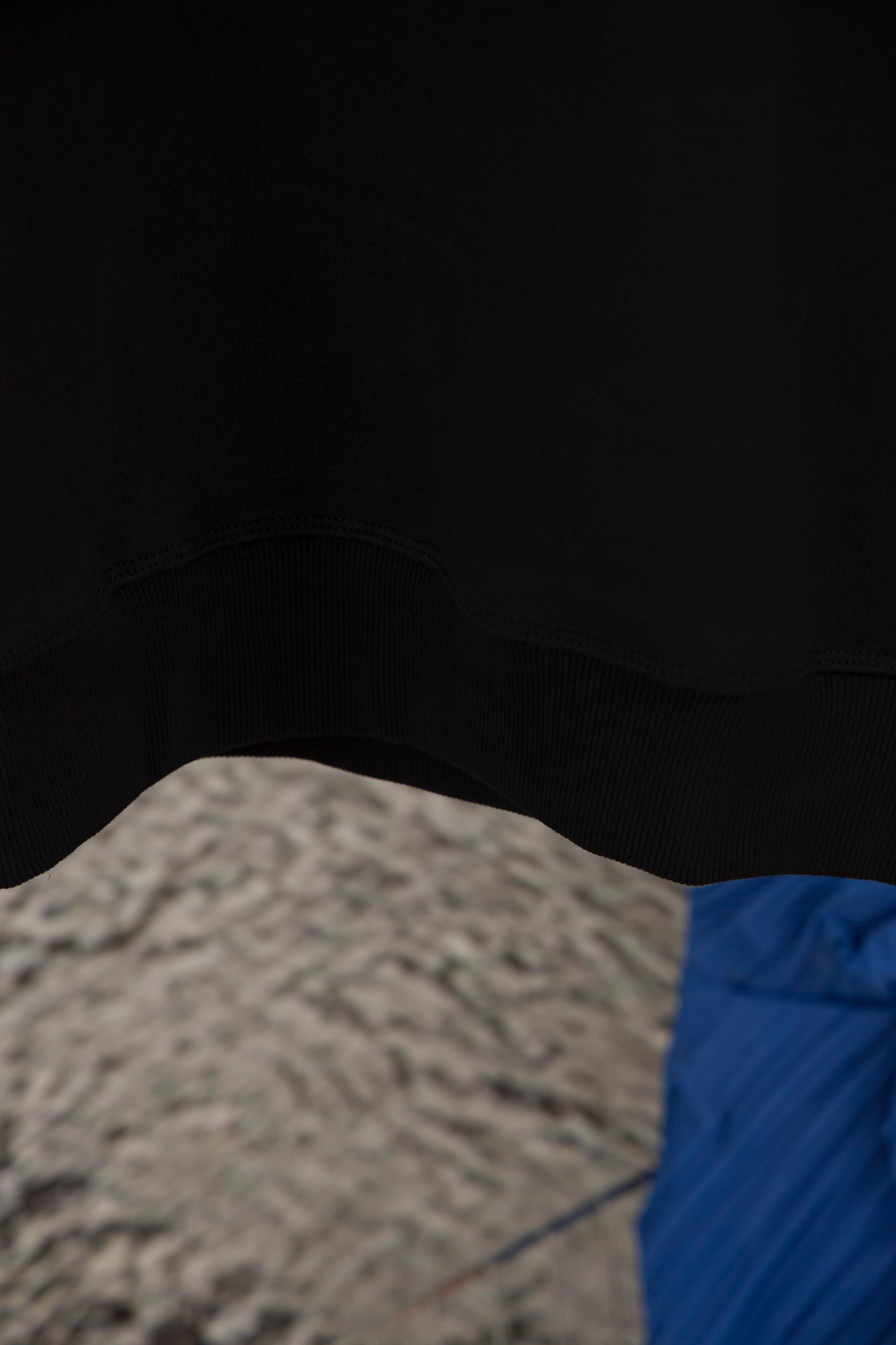 LV large Logo printed crew neck hoodie