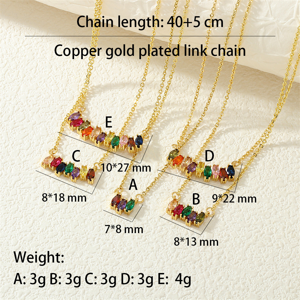 gold birthstone necklace
