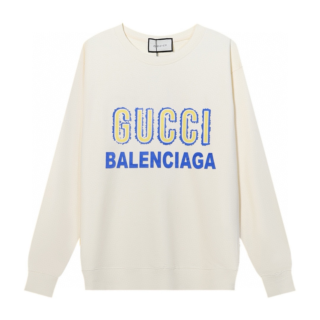 GUCCI printed crew-neck hoodie