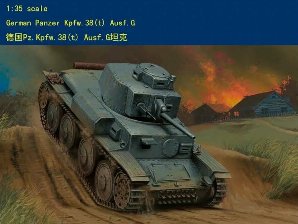 HobbyBoss model 80137 1/35 German Panzer Kpfw.38(t) Ausf.G