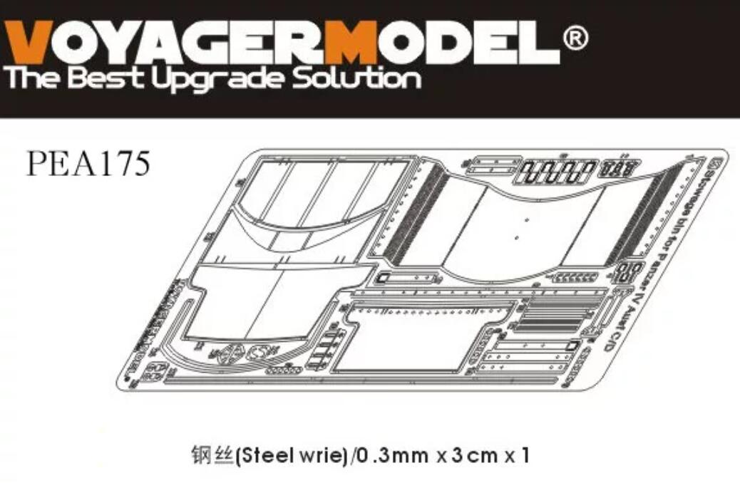 Voyager Model 1/35 PEA175 WWII German Pz.Kpfw.IV Stowage Bin (for Ausf.B/C/D)