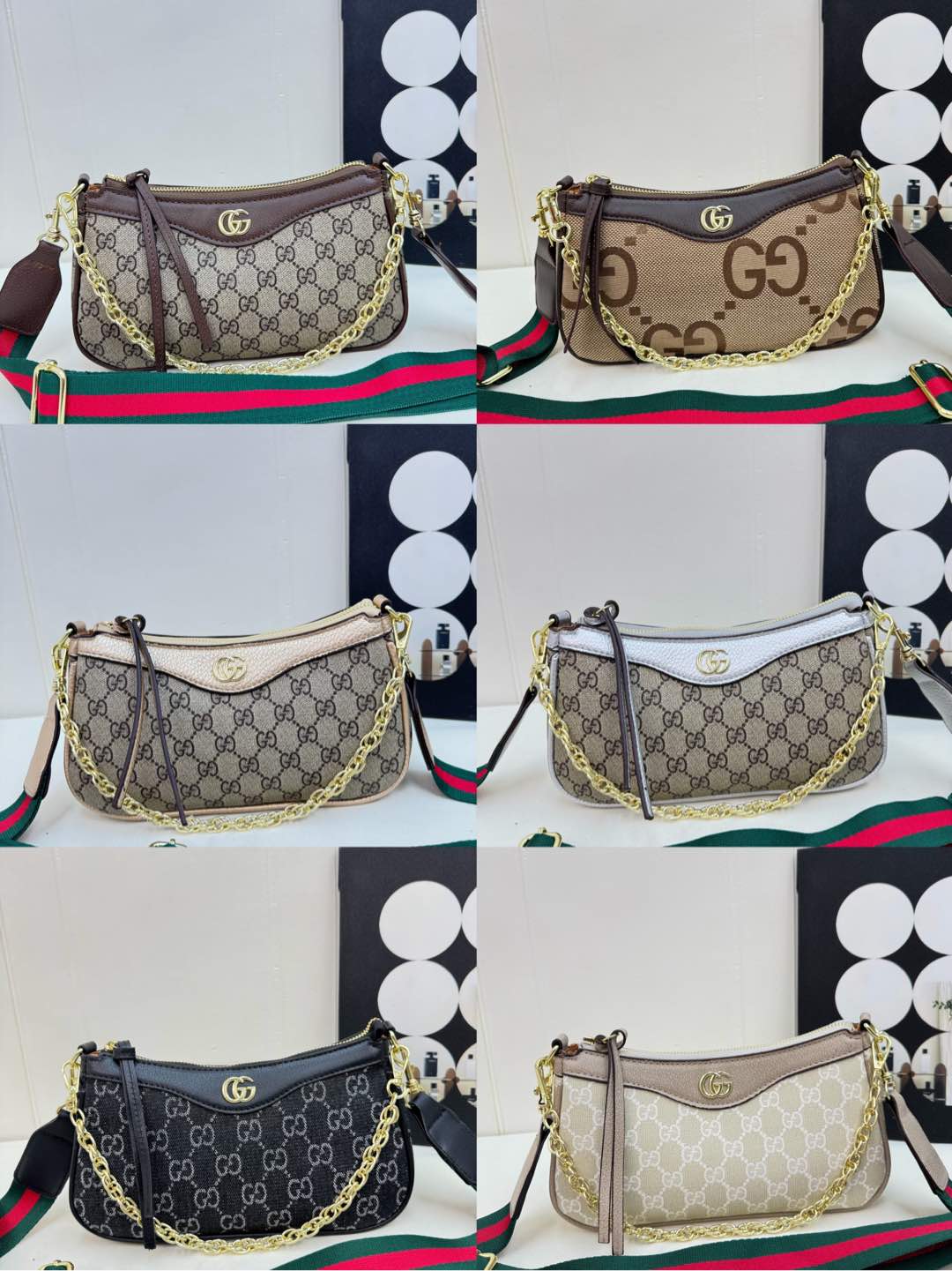 Gucci new underarm/mahjong bag