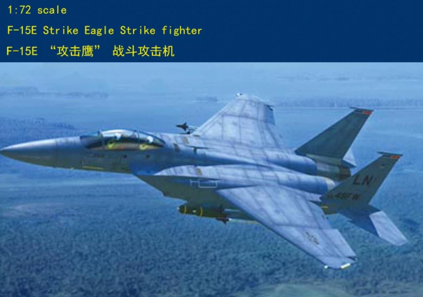 Hobbyboss 80271 1/72 F-15E Strike Eagle Plastic model kit