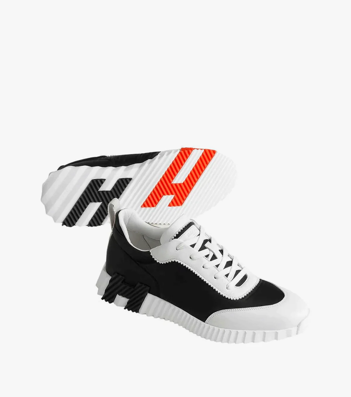 Ripstop Bouncing Sneaker Black White