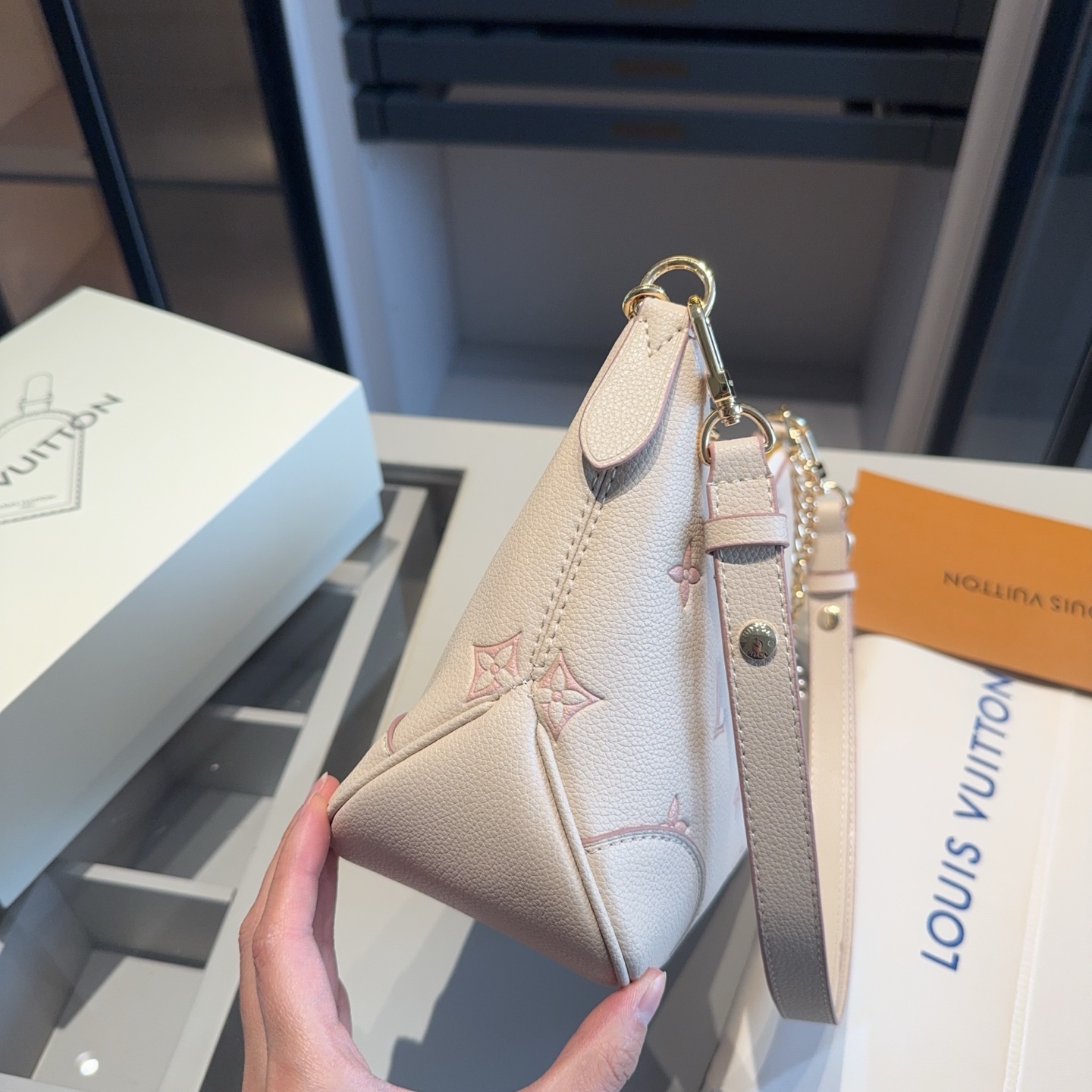 LV's latest strawberry milk series croissant
