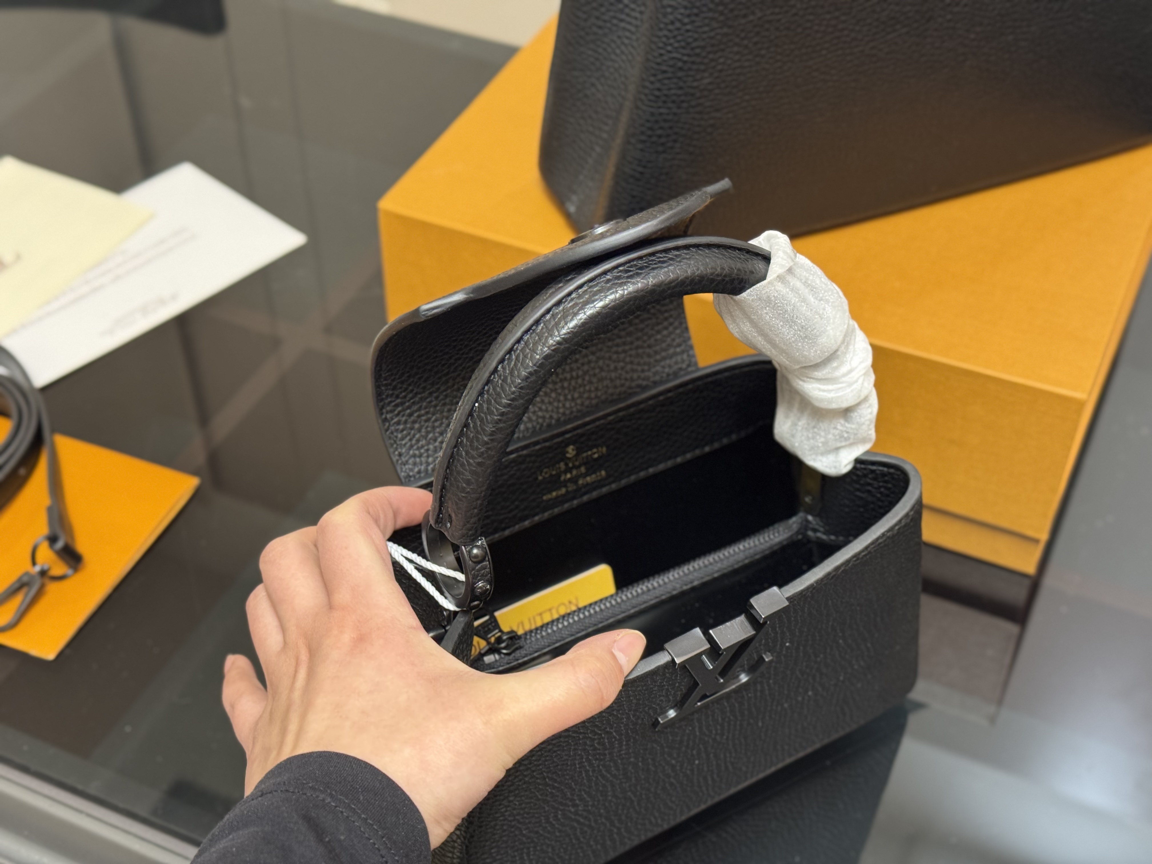 LV Capucines handbag Taurillon Leather BAG