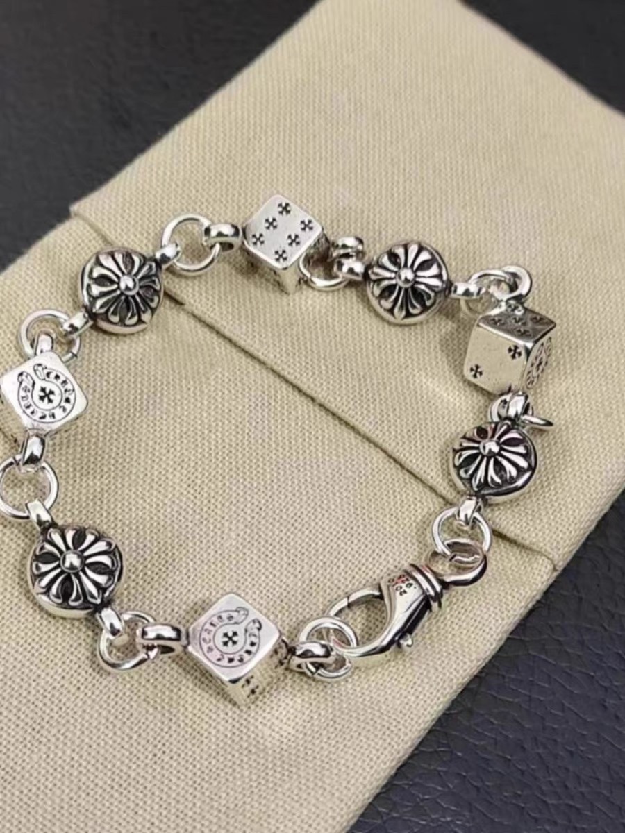Chrome hearts Cross Dice bracelet