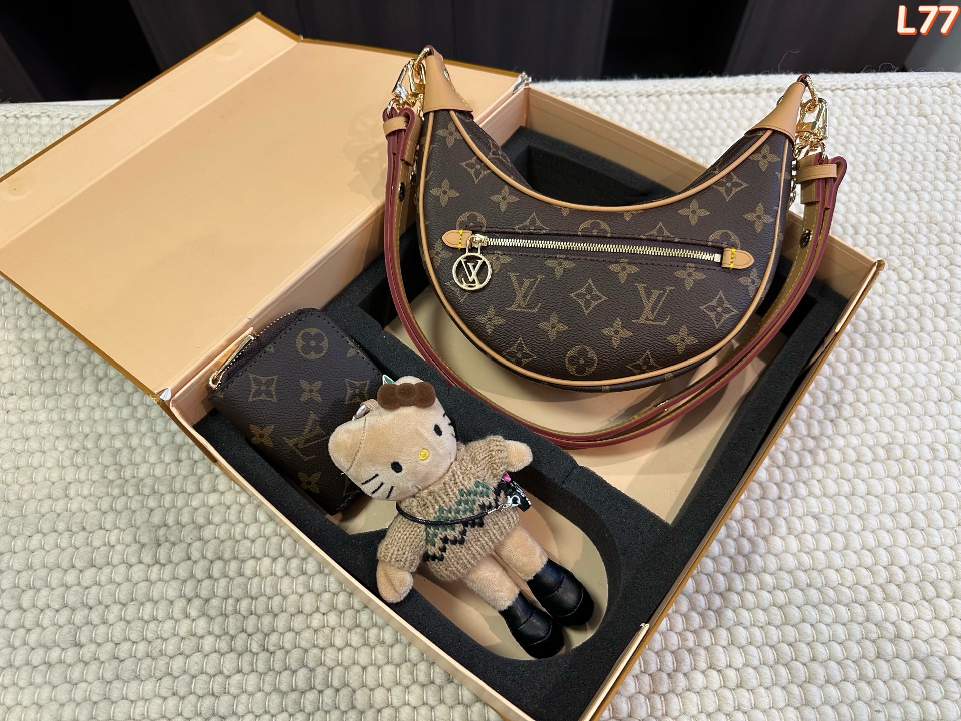 LV underarm bag