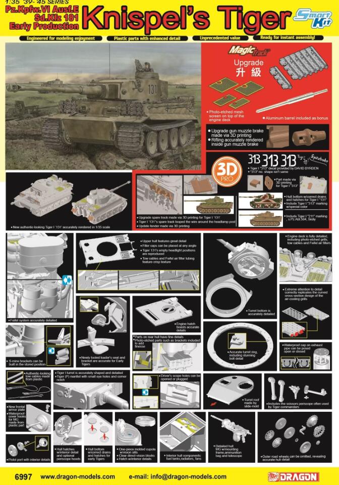 DRAGON 6997 1/35 Tiger I 