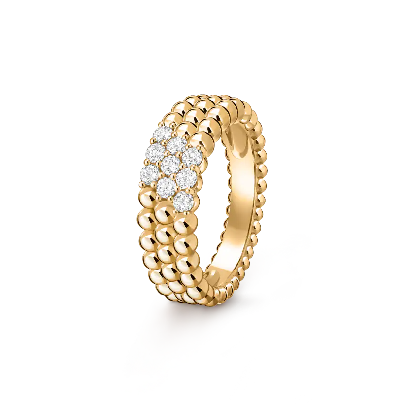 Van Cleef & Arpels Perlée diamonds ring