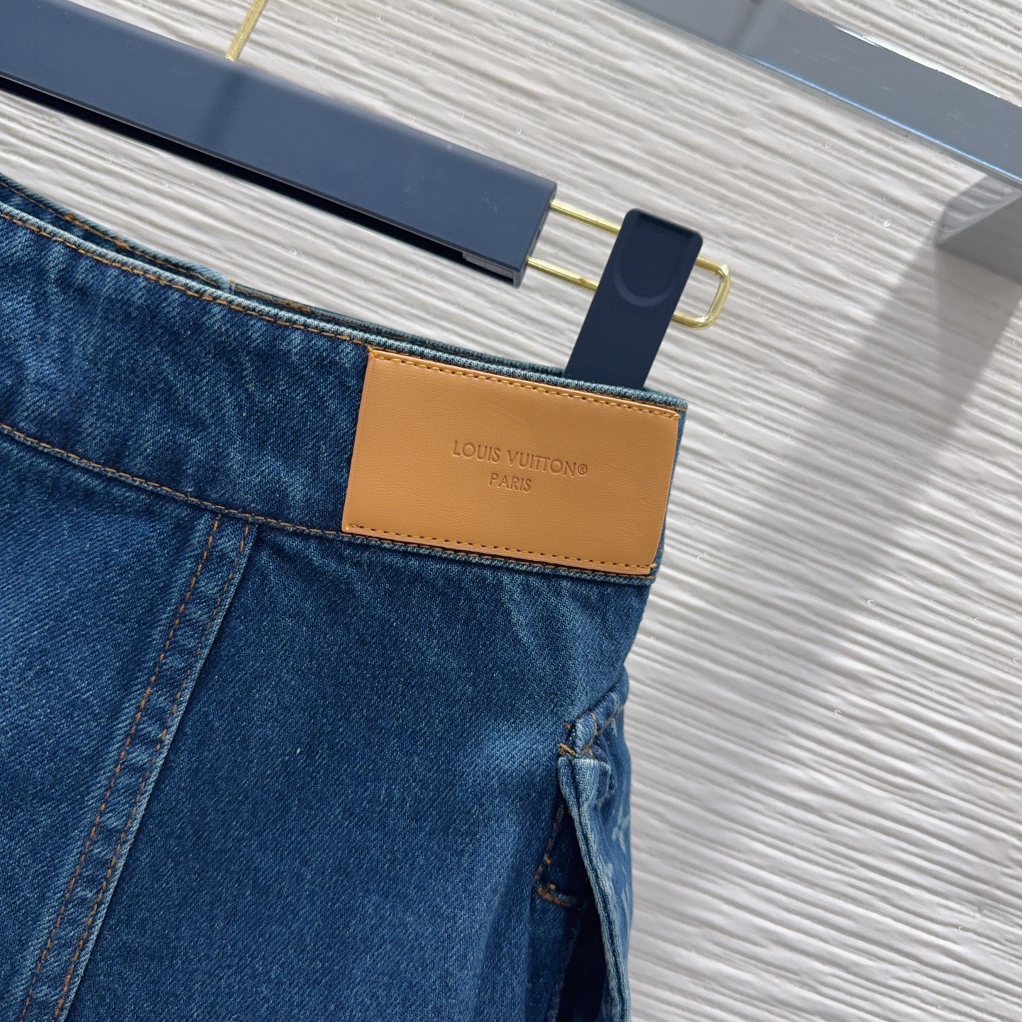 LV Denim Skirt