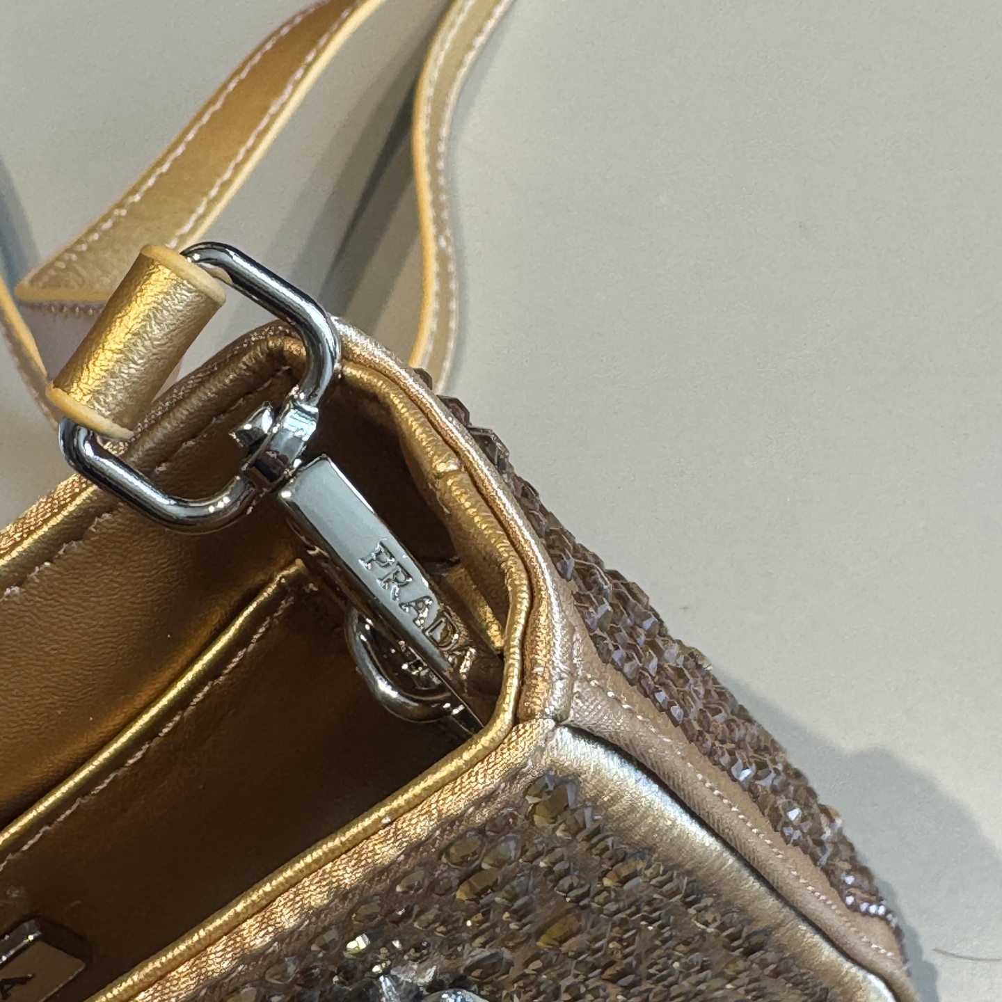 Prada Rhinestone Series Sparkling Mini Tote Bag