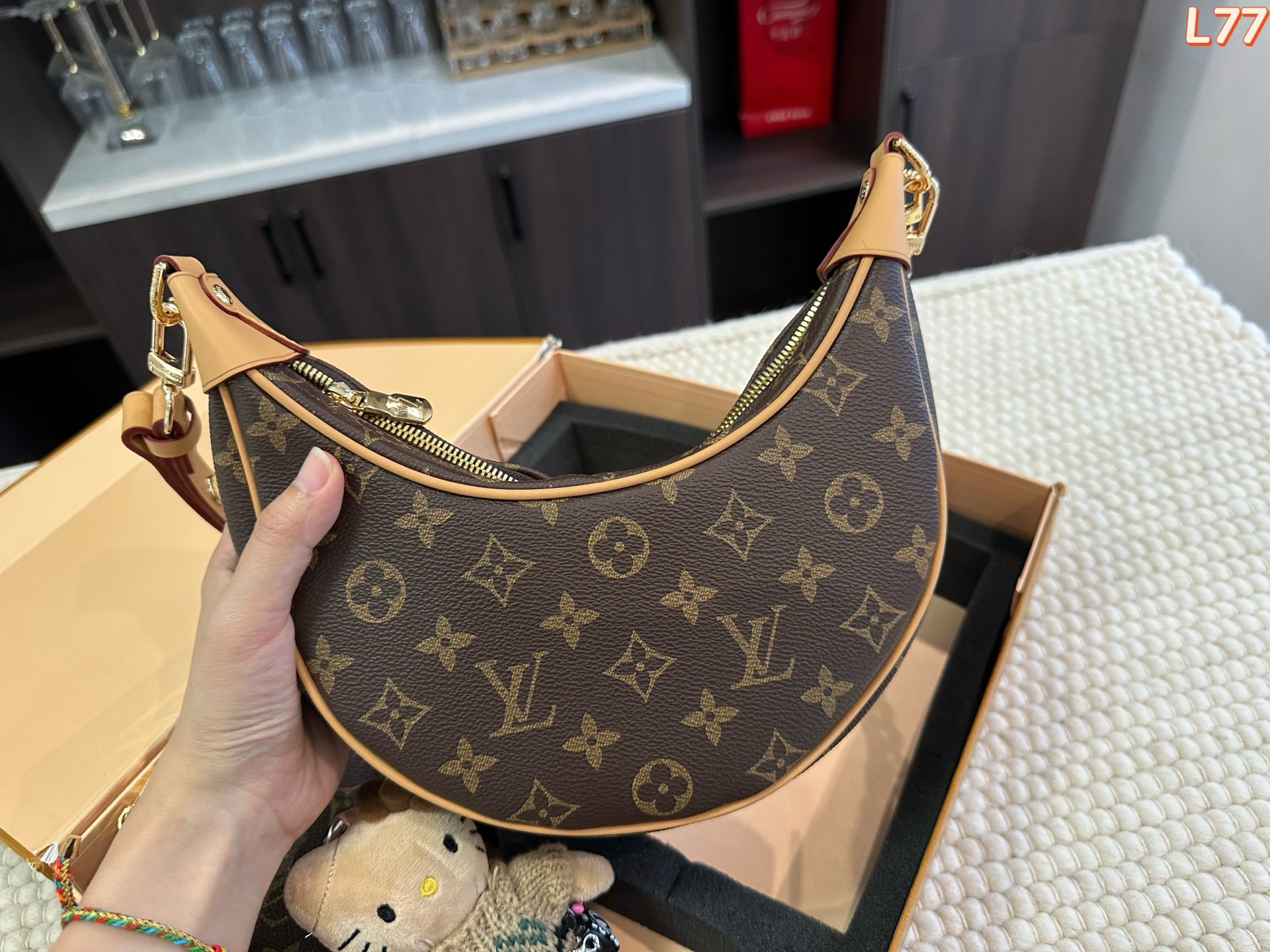 LV underarm bag