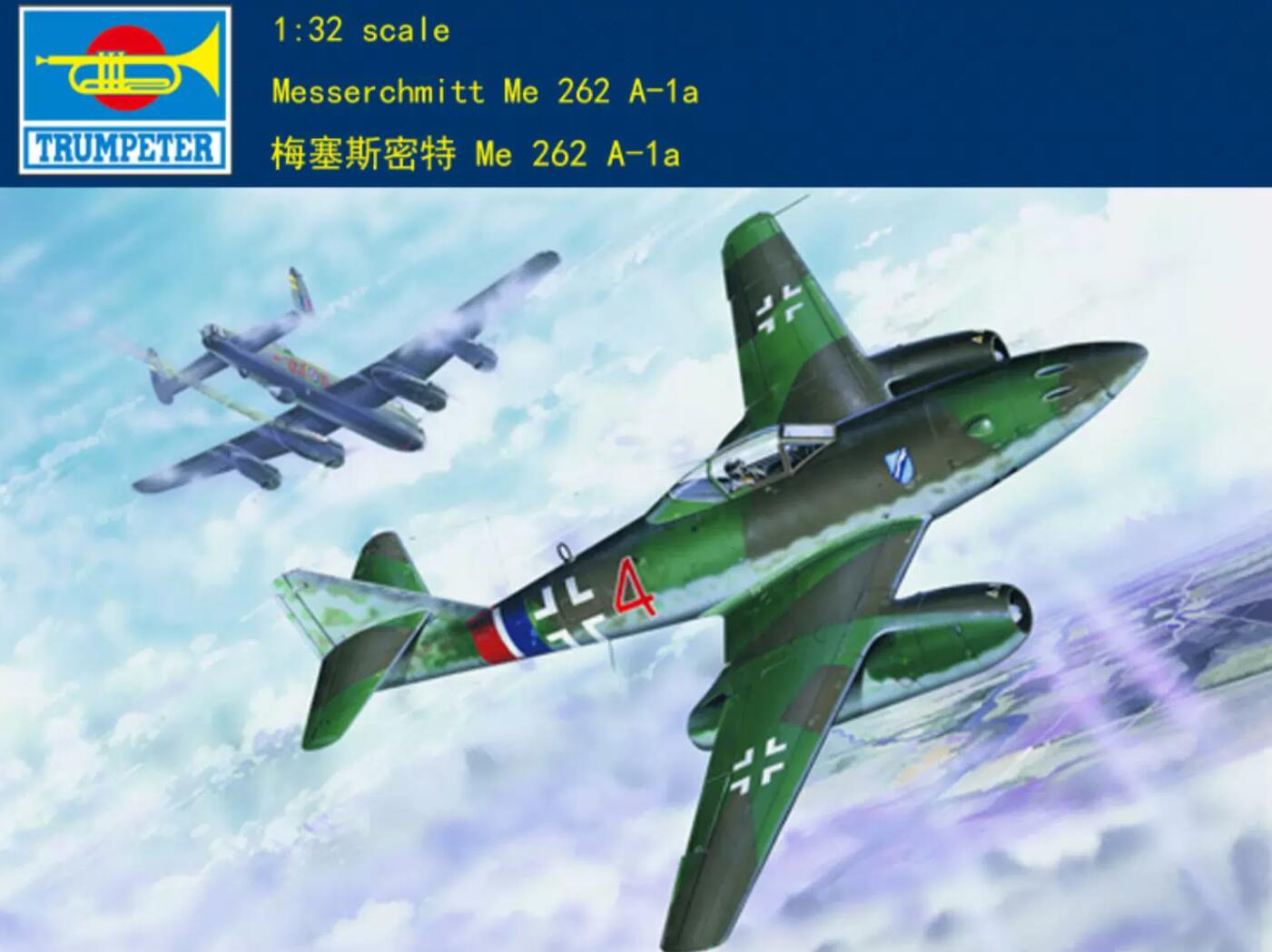Trumpeter 02235 1/32 Messerchmitt Me 262 A-1a