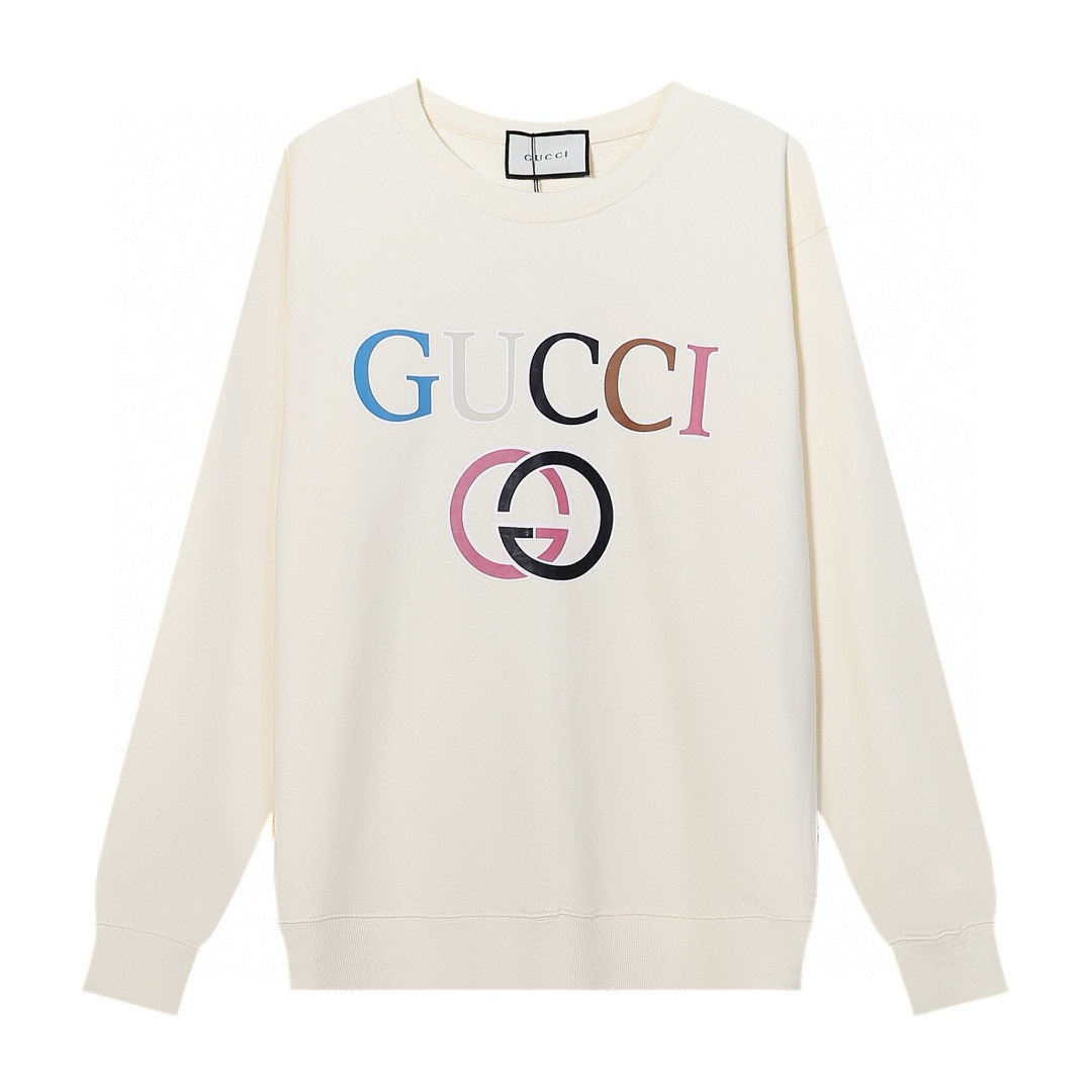 GUCCI printed crew-neck hoodie