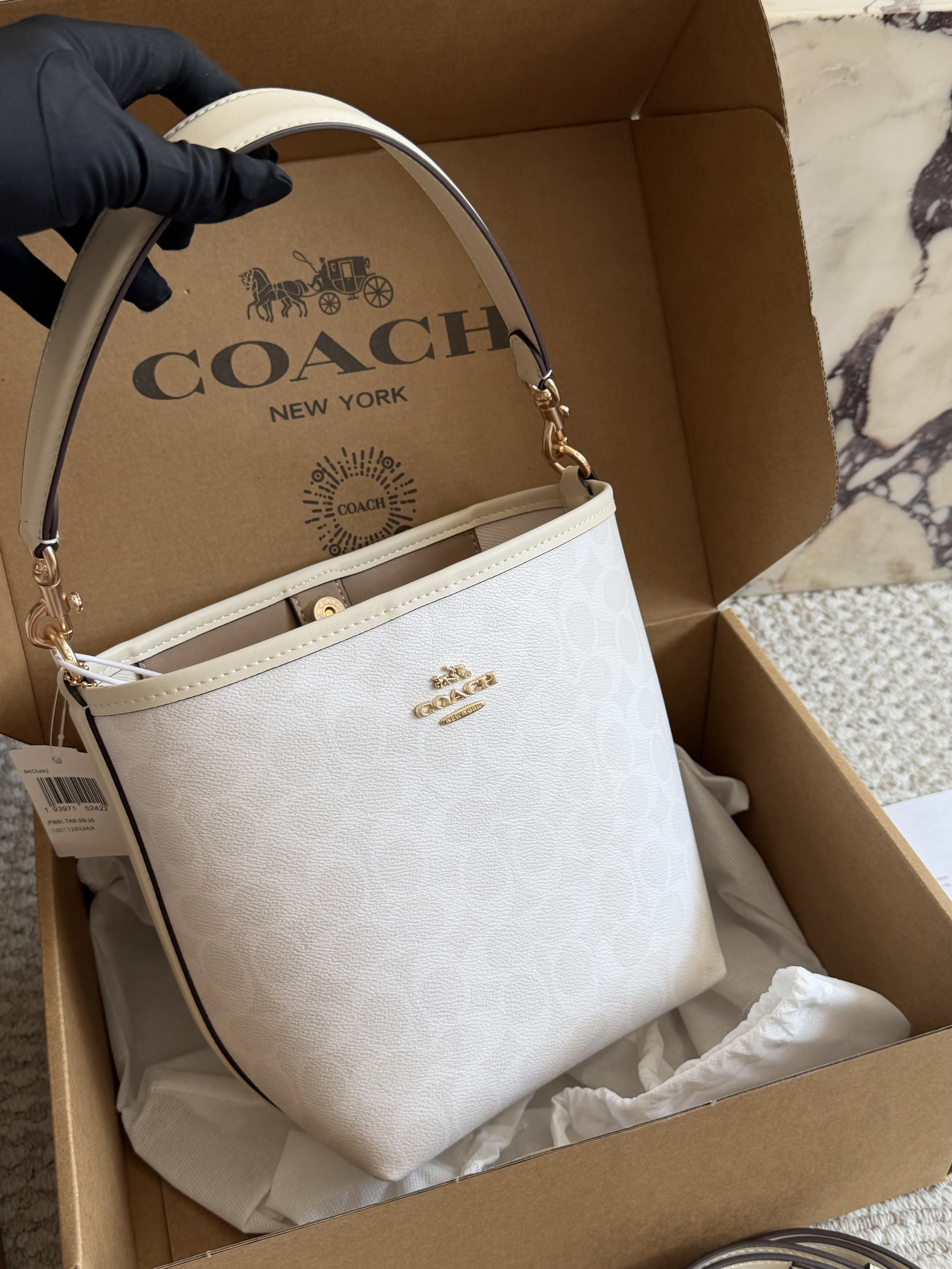Coach bucket bag