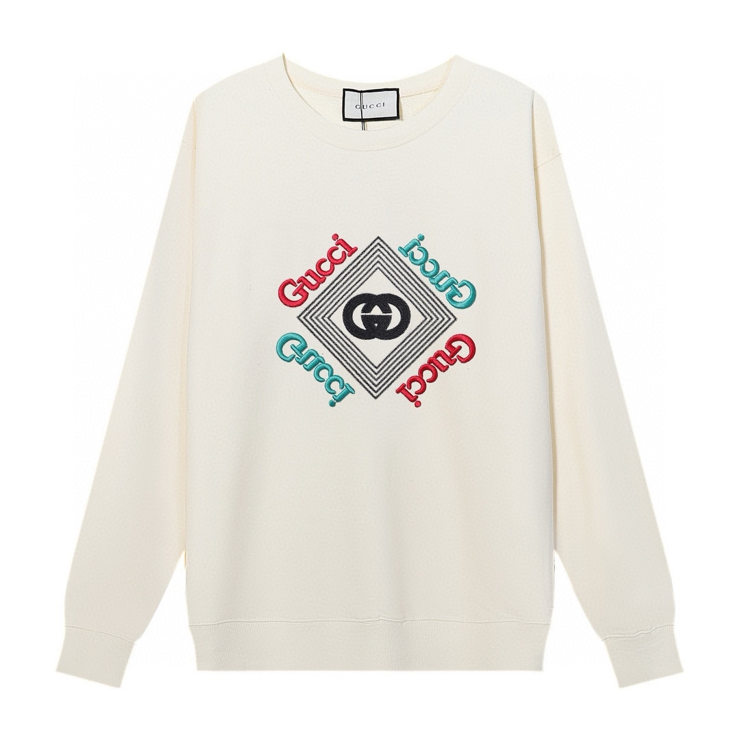 GUCCI printed crew-neck hoodie