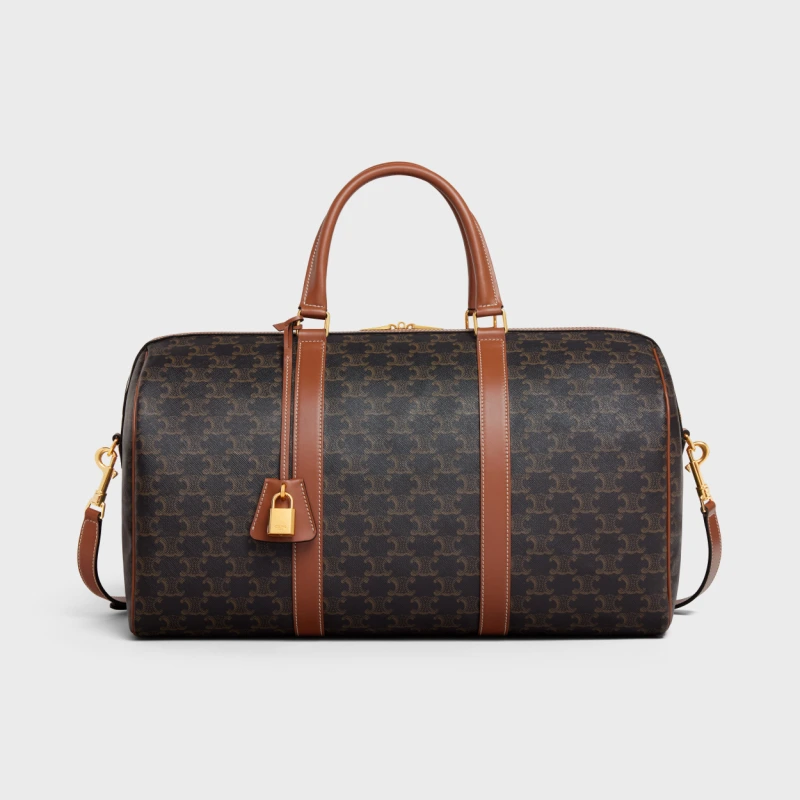 Celine logo print travel bag