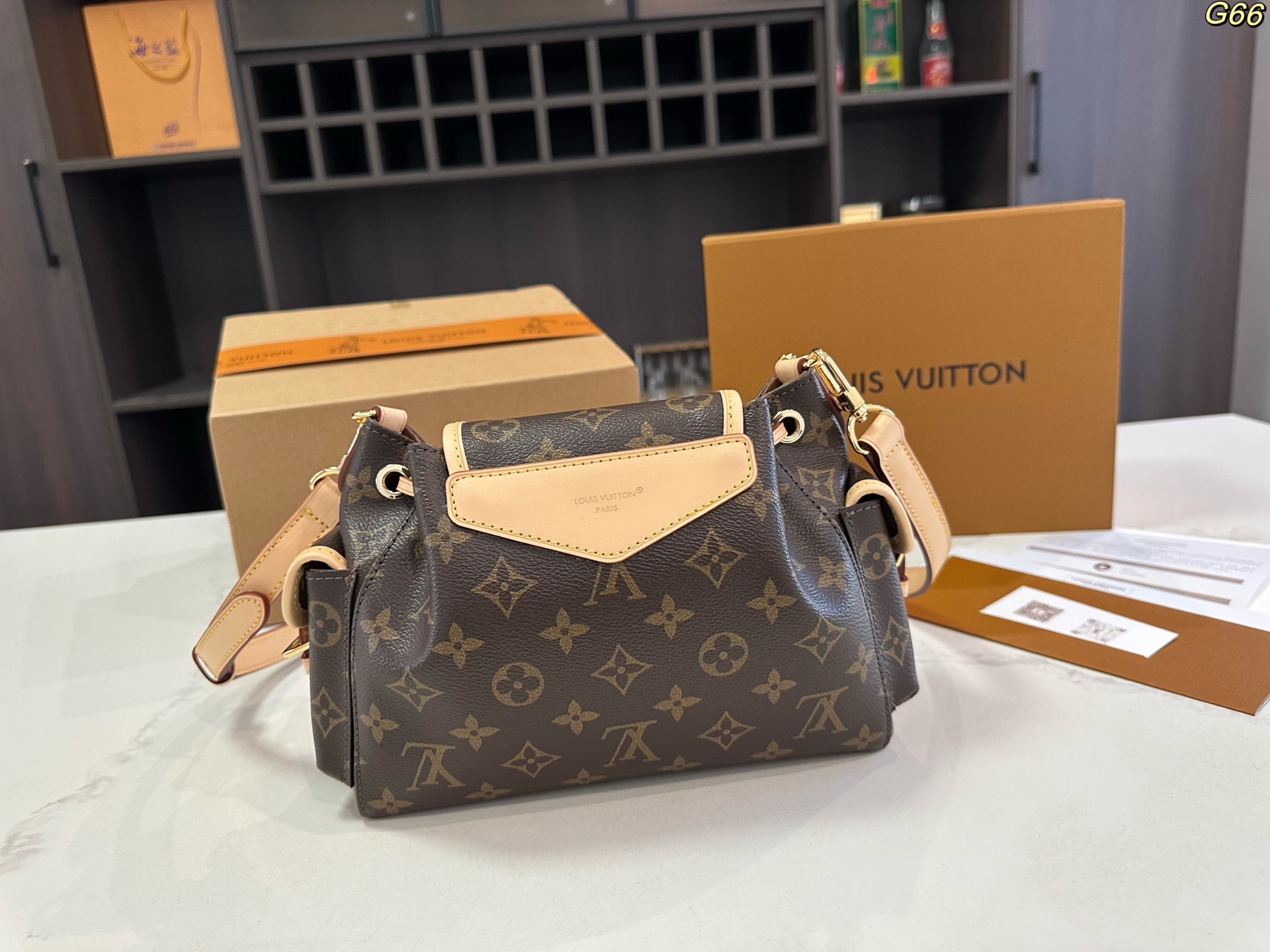 LV Louis Vuitton ODYSSEE lady's flip-top shoulder bag