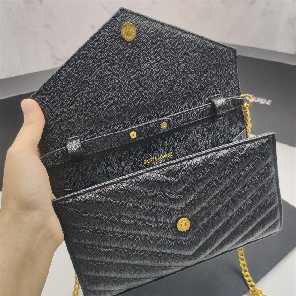 YSL Envelope Chain Purse Hangbag