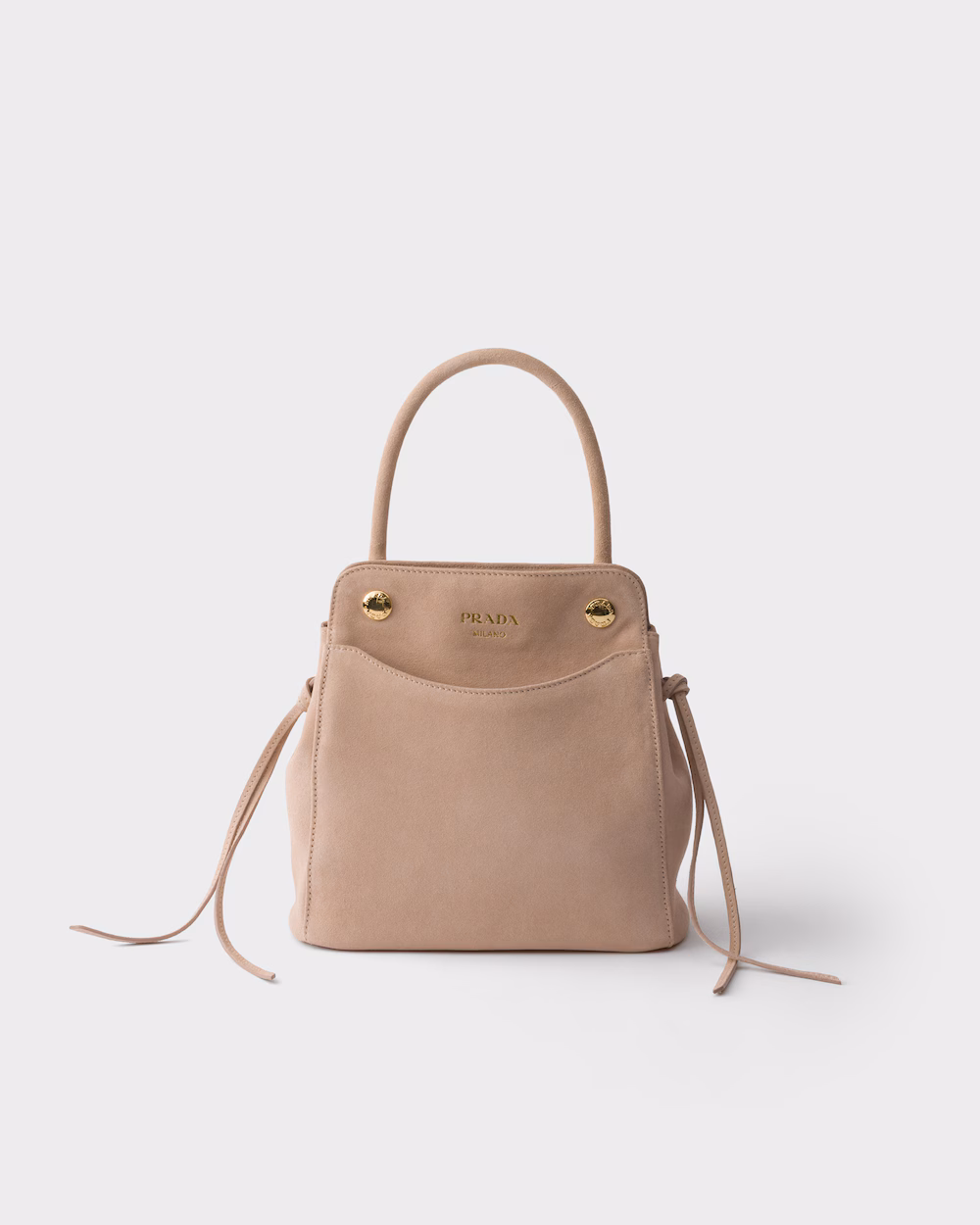 Prada bags: Prada Carry mini suede leather handbag