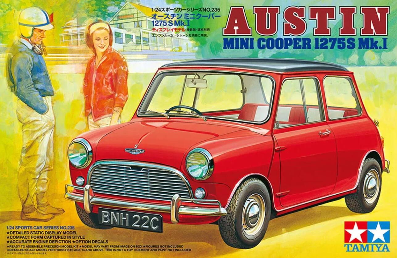 Tamiya 24235 Austin Mini Cooper 1275S Mk.I 1/24 Scale Model Kit