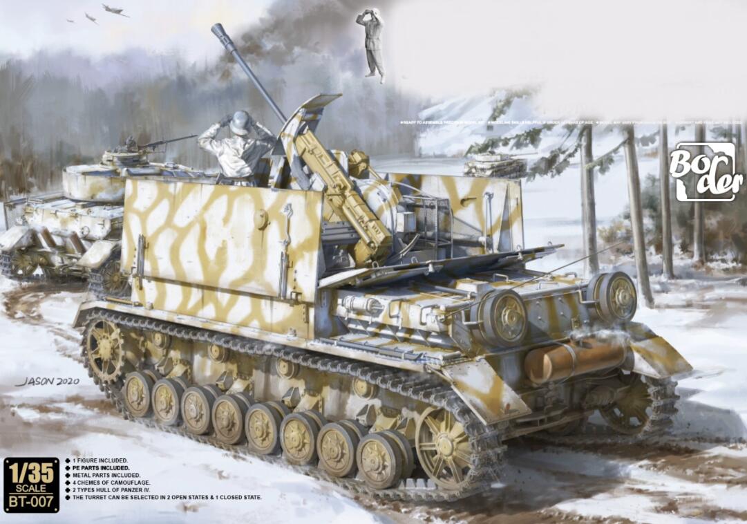 Border BT-007 1/35 Mobelwagen 3.7cm Flak auf Fgst Pz.Kpfw lv(sf)