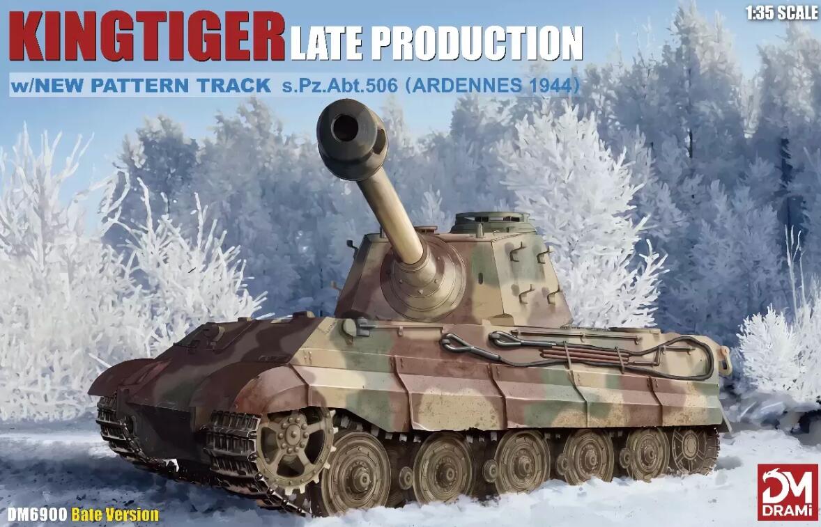 DRAMI DM6900 1/35 Kingtiger s.Pz.Abt.506 Ardennes 1944